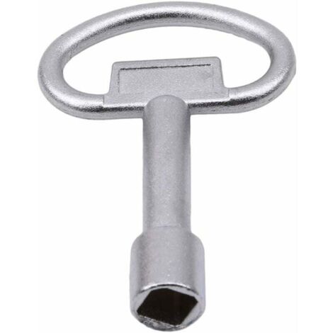 Llave universal para panel de cerradura, enchufe cuadrado, enchufe triangular, gabinete, tren eléctrico, caja eléctrica (L, cuadrada)