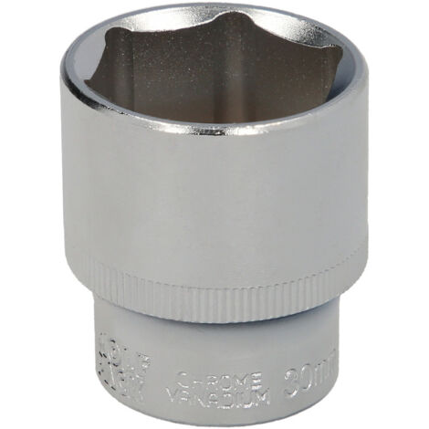 Llave Vaso 1/2" Hexagonal 30 mm. Perfil de 6 caras