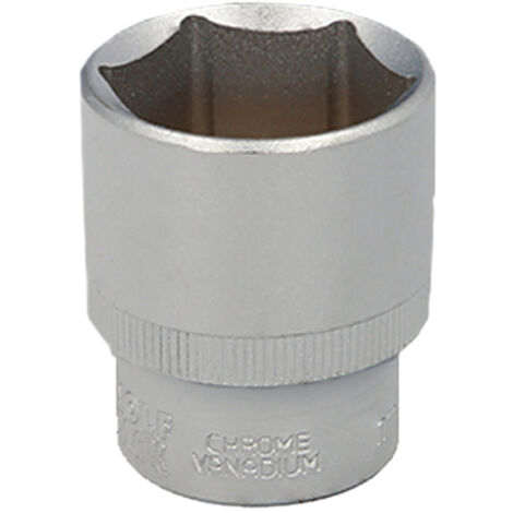 llave vaso 1/2 hexagonal 32 mm. perfil de 6 caras. acero cromo vanadio, aristas redondas