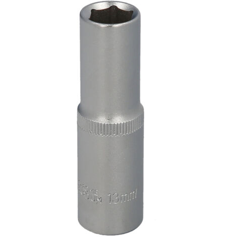 Llave Vaso 1/2" Hexagonal Larga 13 mm.