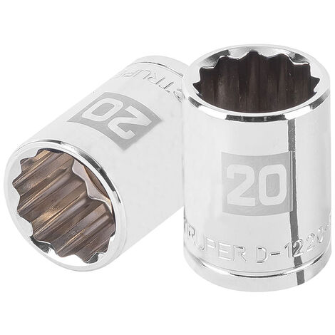 Llave vaso bihexagonal, cuadro 1/2 - 20 mm