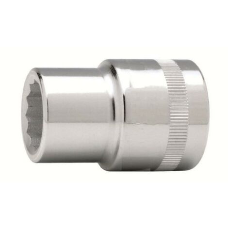 llave vaso cuadradillo 1/2'' boca bihexagonal serie corta metrica m-23