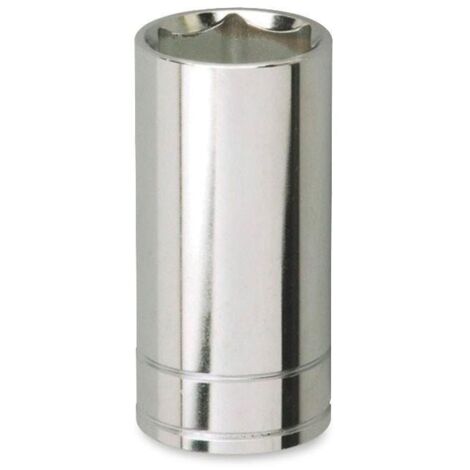 LLAVE VASO CUADRADILLO 1/4 BOCA HEXAGONAL SERIE LARGA