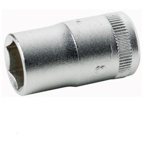 llave vaso cuadradillo 3/8'' boca hexagonal serie corta metrica m-7