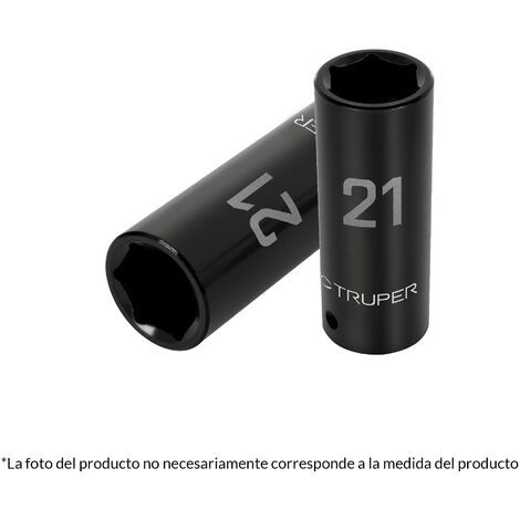 Llave vaso de impacto larga, cuadro 1/2" - 13 mm