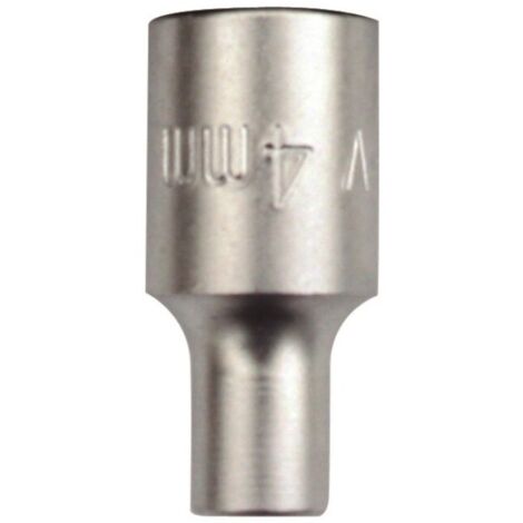 Llave Vaso Hexagonal  1/4"-09Mm Cromo Vanadio