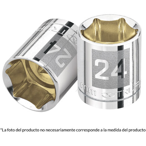 Llave vaso hexagonal, cuadro 1/2" - 21 mm
