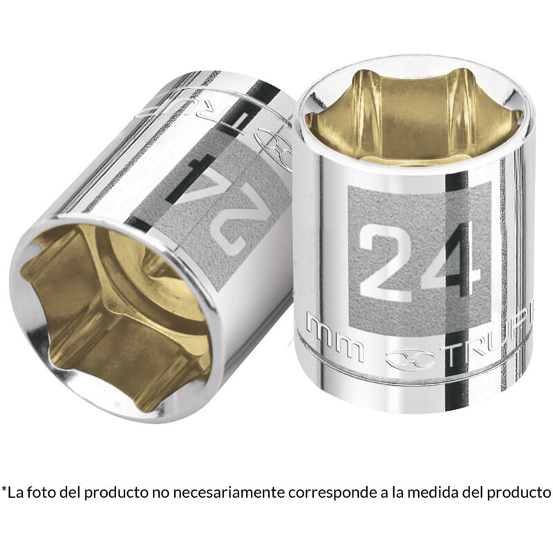 

Llave vaso hexagonal, cuadro 1/2' de 16mm