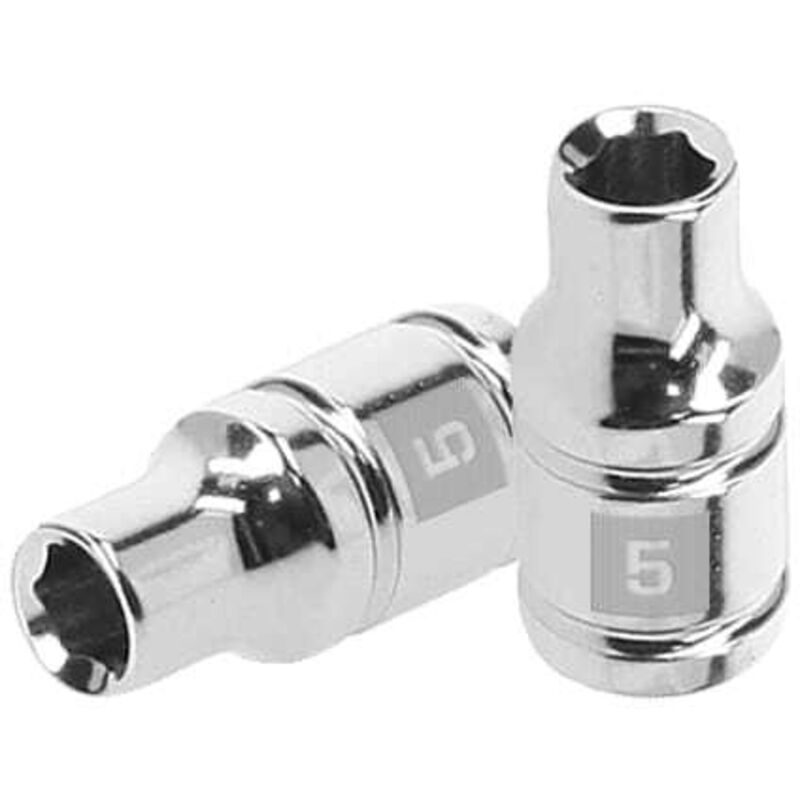 

Llave vaso hexagonal, cuadro 1/4' de 5mm
