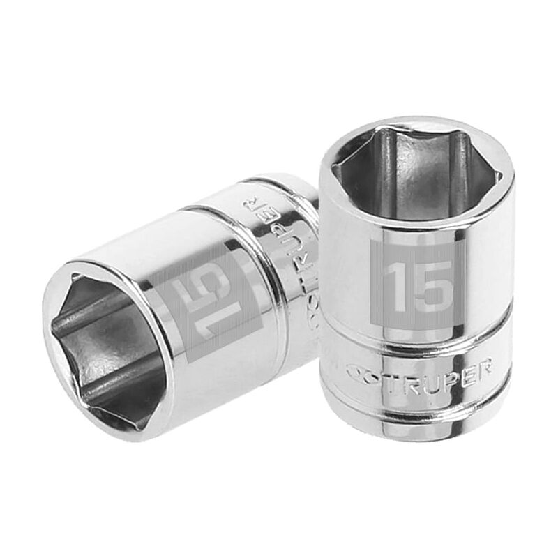 

Llave vaso hexagonal, cuadro 3/8', de 15mm