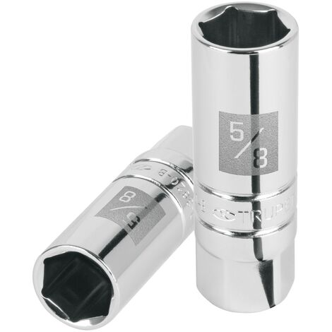 Llave vaso hexagonal de 5/8", bujías, cuadro 3/8"