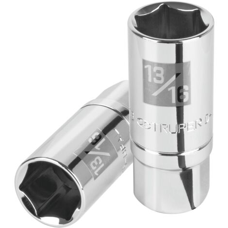 Llave vaso hexagonal para bujía, cuadro 1/2"