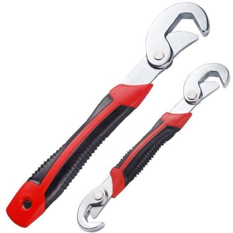 Llaves ajustables, tensor de tuercas multifuncional, kit de llaves universales de 2 piezas
