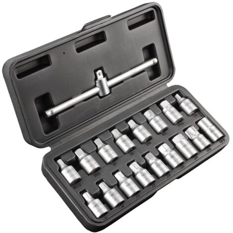 Llaves de drenaje de aceite de 3/8""", juego de 18