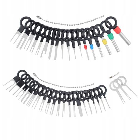 LLAVES DE EXTRACCIÓN DE ENCHUFE PARA DESMONTAR Y EXTRAER PINZAS DE CONECTOR 41 ELEMENTOS