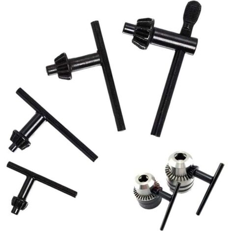 llaves de mandril de repuesto, llave de mandril eléctrica, 10 mm/13 mm/16 mm/20 mm, llave de mandril de taladro universal, para herramienta de sujeción de taladro de impacto