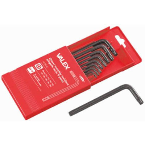 Llaves de resistorx curvadas serie de 9 piezas 1470042