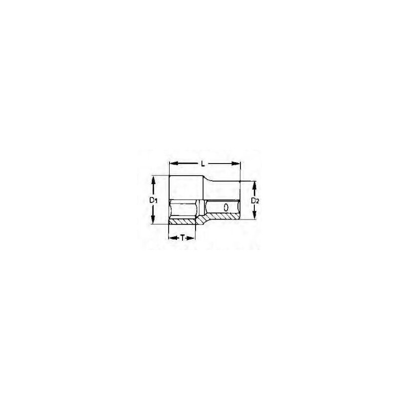 

Tengtools 74316001 Vaso 1/2 Bihex Pulgadas 5/8 M120120-C