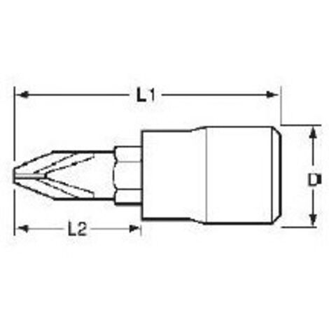 Llaves de vaso con puntas planas 1/4" PZ1 TENGTOOLS