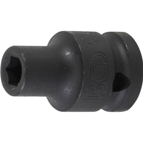 Llaves de vaso impacto hexagonal  entrada 12,5 mm (1/2")  8 mm