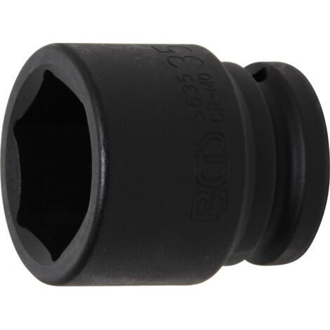 Llaves de vaso impacto hexagonal  entrada 20 mm (3/4")  35 mm