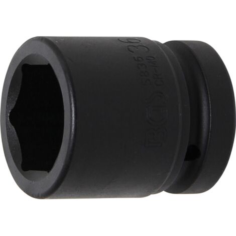 Llaves de vaso impacto hexagonal  entrada 25 mm (1")  36 mm