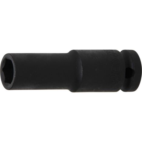 Llaves de vaso impacto hexagonal, largo  entrada 12,5 mm (1/2")  13 mm