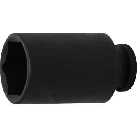 Llaves de vaso impacto hexagonal, largo  entrada 12,5 mm (1/2")  32 mm