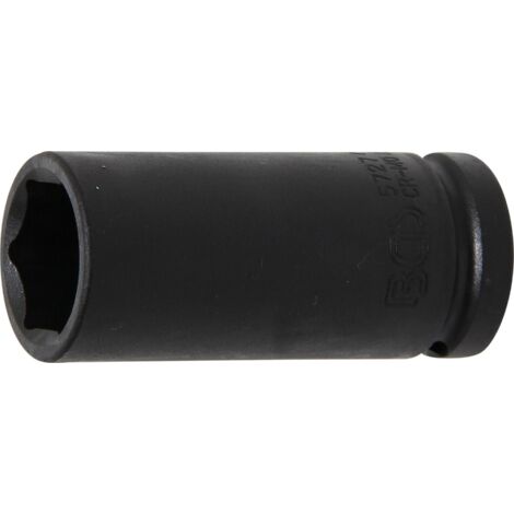 Llaves de vaso impacto hexagonal, largo  entrada 20 mm (3/4")  27 mm