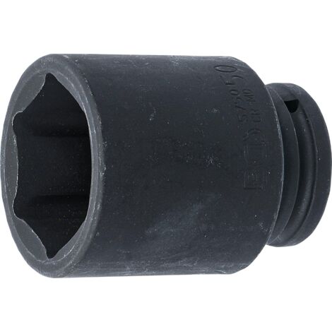 Llaves de vaso impacto hexagonal, largo  entrada 20 mm (3/4")  50 mm