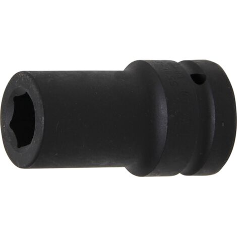 Llaves de vaso impacto hexagonal, largo  entrada 25 mm (1")  21 mm