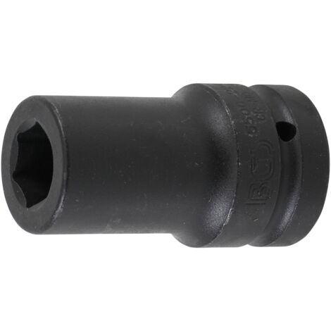Llaves de vaso impacto hexagonal, largo  entrada 25 mm (1")  22 mm