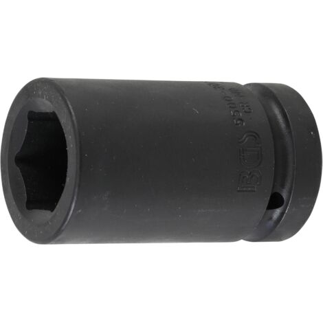 Llaves de vaso impacto hexagonal, largo  entrada 25 mm (1")  30 mm