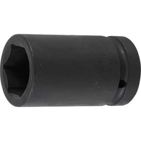 Llaves de vaso impacto hexagonal, largo  entrada 25 mm (1")  34 mm