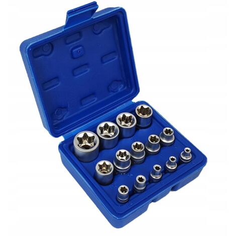 Llaves de vaso nasadillas Torx internas E4 - E24