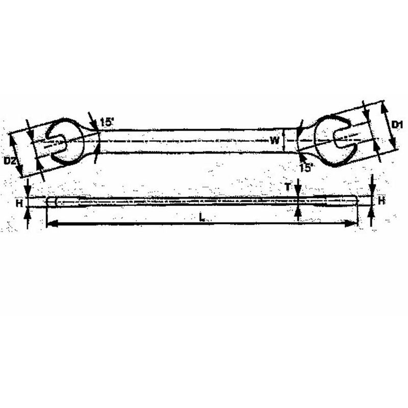 Teng Tools - tengtools 101700805 llave fija 20X22 622022