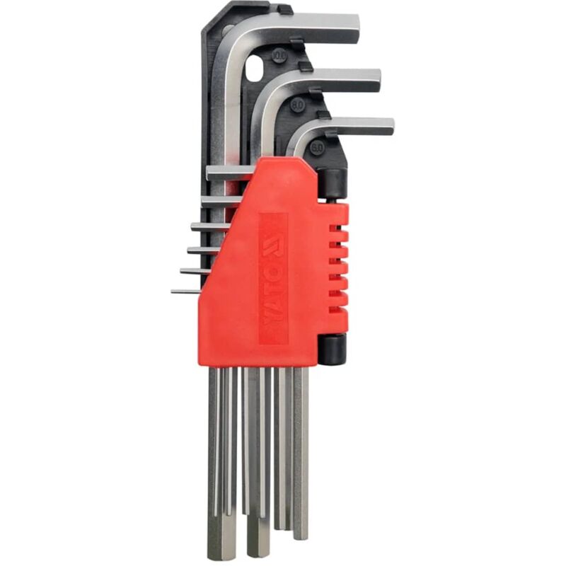 

YATO Juegpo de llaves hexagonales 9 piezas 1,5-10 mm Cr-V