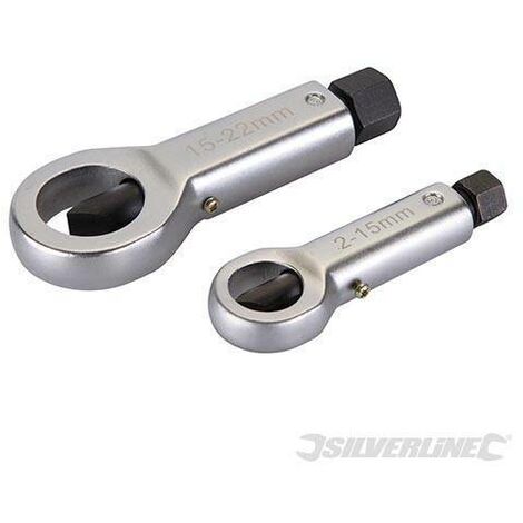 LLAVES ROMPETUERCAS 2 PIEZAS SILVERLINE - PC70