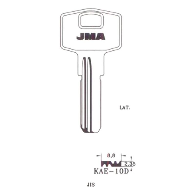 

llaves jma seguridad laton mod kae-10d ( jis ) (caja 10 unidades) - Mibricotienda