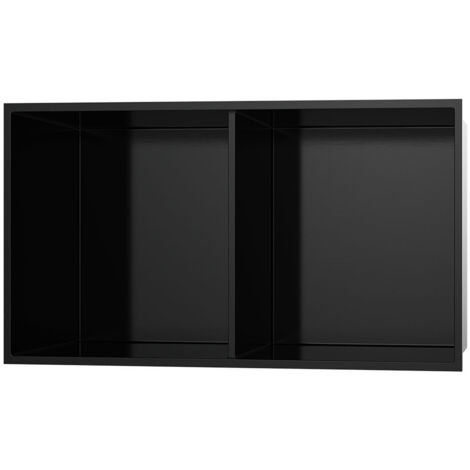 LLAVISAN L139174 Hornacina De Ducha Rectangular Negra Mate 60X30 - ref: L139174