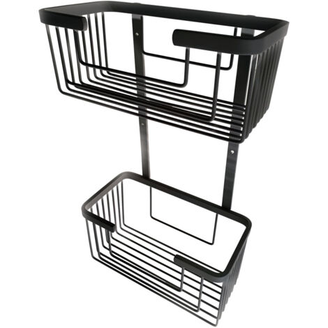 LLAVISAN L139574 Portagel Ducha Rectangular Doble Gun Metal - ref: L139574