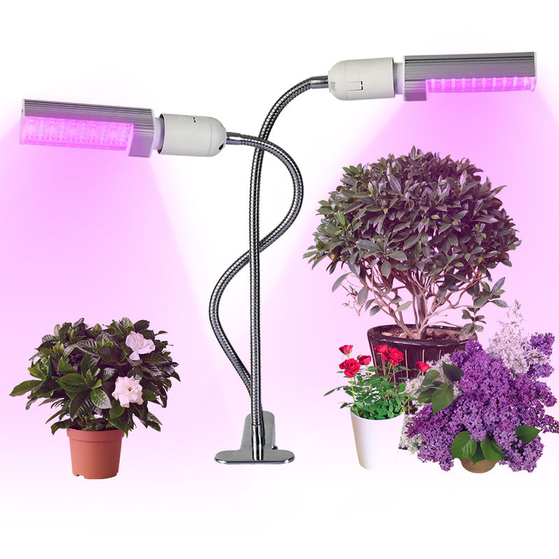 

Llevado crece la luz Grow bombilla de la lampara, para las plantas de interior, 20W, 100 LEDs, Sunlike rojo y azul del espectro