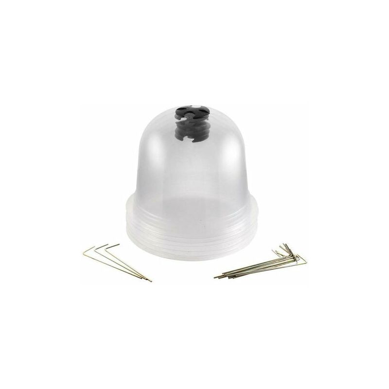 Cloches à salades plastique - Lot de 6