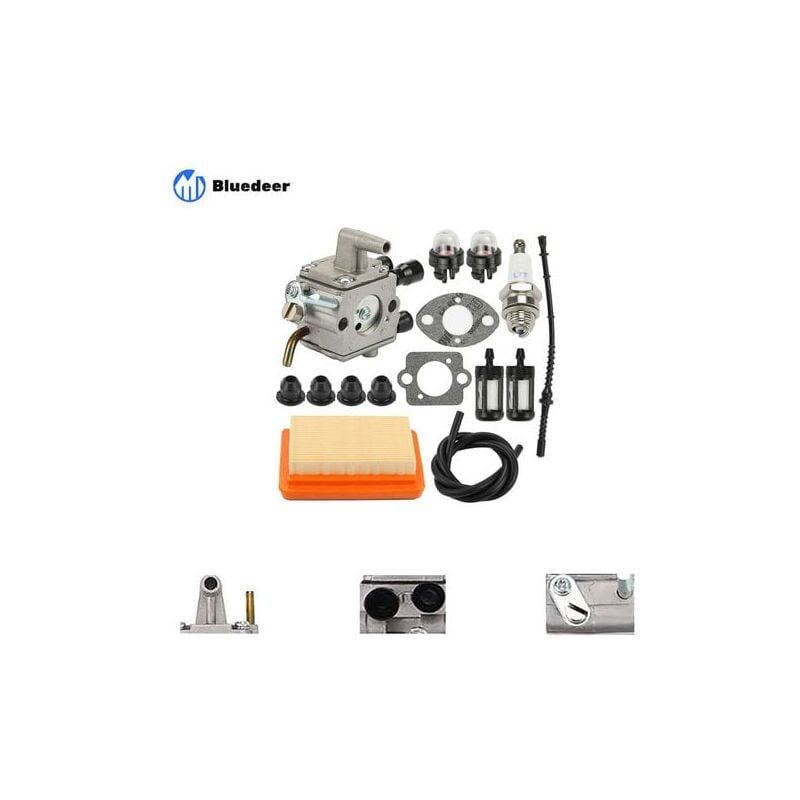Kit de filtre à air de carburateur pour Stihl Fs120 Fs200 Fs250 Fs300 Fs350