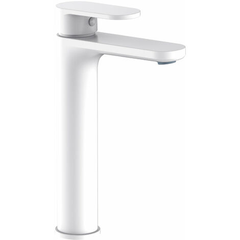 LLUVIBATH AU40621 AURA Grifo Lavabo Alto Blanco Mate