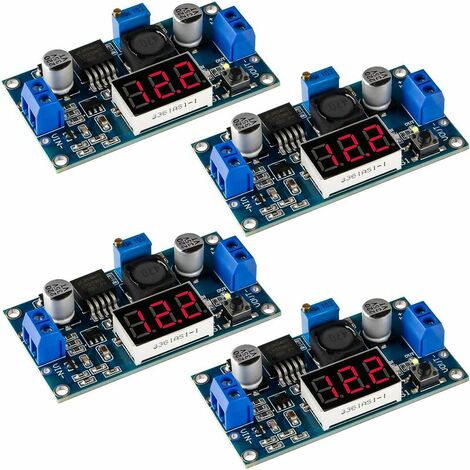 LM2596S DC-DC Buck Converter Step Down Buck Converter Voltage Regulator Adjustable Power Supply Module 36V 24V 12V to 5V 2A 4pcs