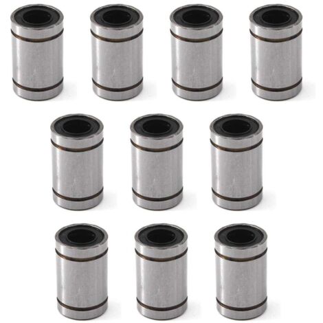 LM8UU 10pcs 8x15x24mm Linear Ball Bearings for 3D Printer