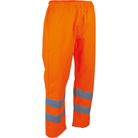 LMA Hochsichtbare Überhose - Wasserdicht Klasse 2 - Größe S - Orange - 1564 TS
