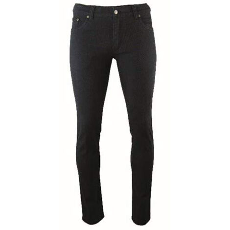 LMA Lebeurre - Pantalon de travail sergé avec 6 poches et coupe ajustée - BRESIL - Noir taille 56