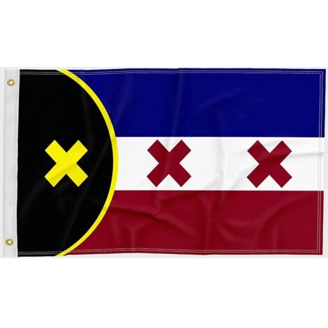 L'Manberg Flagge 90 x 150 cm, doppelseitig bedruckt – Hochwertiger Polyesterdruck – Für den Innen- und Außenbereich – Bannerdekoration